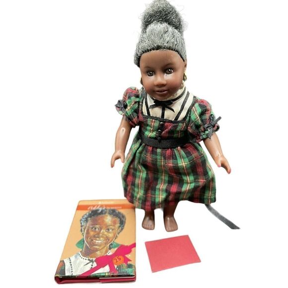 American Girl Other - American Girl AG Addy 25TH Anniversary Mini Doll Retired No Shoes 6" Tall